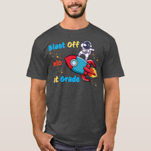 Camiseta First Grade Astronaut Dabbing Space Rocket Back to