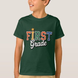 Camiseta First Grade  – Colorful Back to School Design