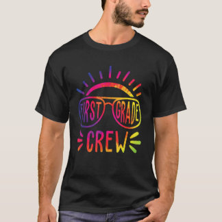 Camiseta First Grade Crew Tie Dye 1st Grade Back To School
