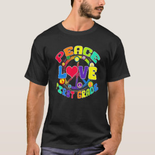 Camiseta First Grade Rainbow Team 1st Grade First Day Back