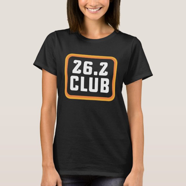 Camiseta First Marathon Runner Running 26 2 Club Marathoner (Anverso)