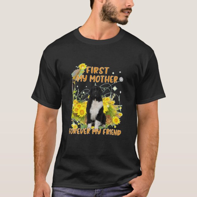 Camiseta First My Mother Forever My Friend Mother's Day Dog (Anverso)