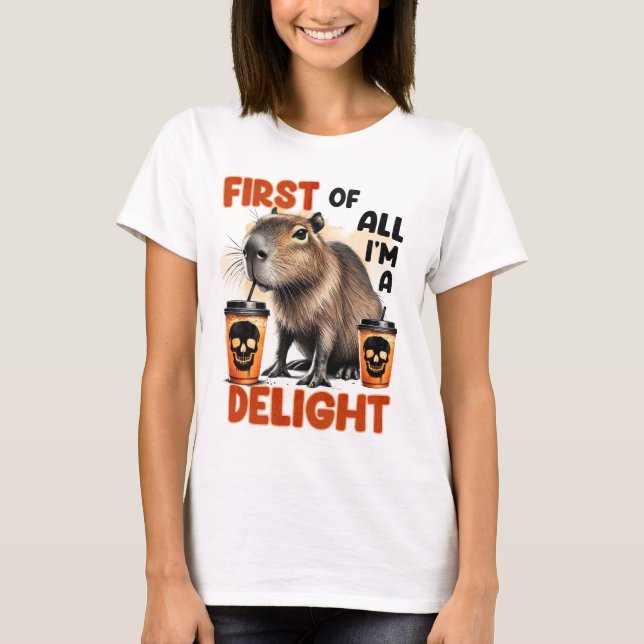 Camiseta First of all I’m. Delight  (Anverso)