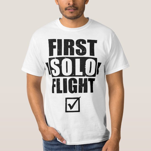 Camiseta First Solo Flight (Anverso)