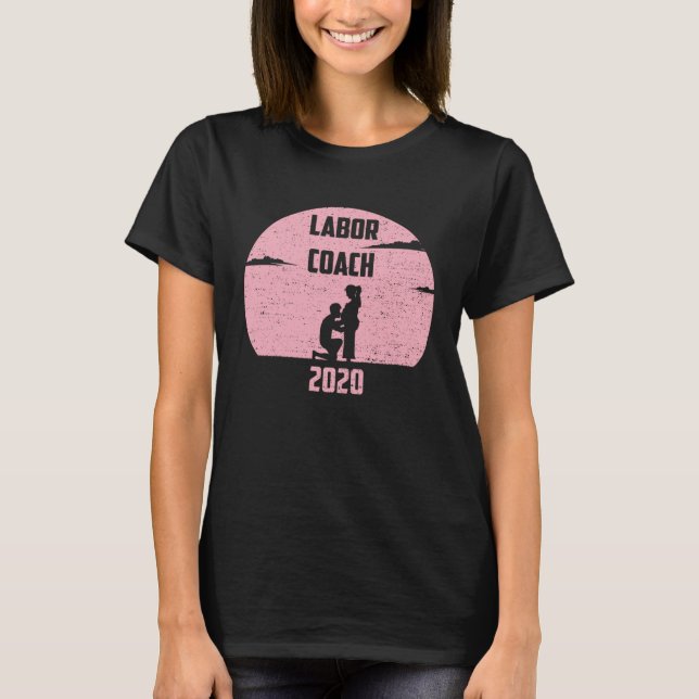 Camiseta First Time Dad Bump Expecting Baby Girl Labor Coac (Anverso)
