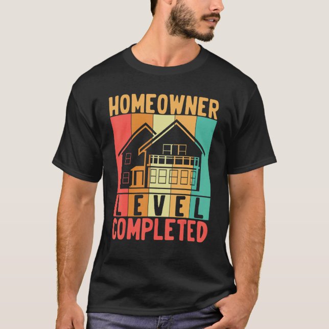 Camiseta First Time Homeowner Gamer For Moving Announcement (Anverso)