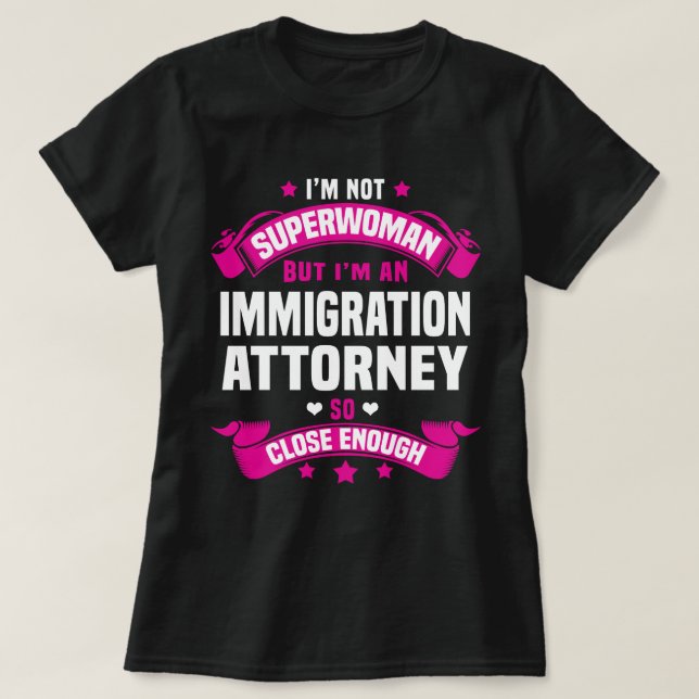 Camiseta Fiscal de inmigración (Diseño del anverso)