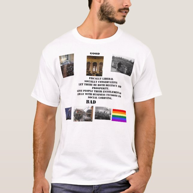 Camiseta Fiscal liberal, social conservador (Anverso)