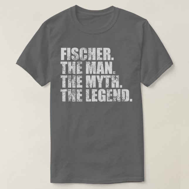 Camiseta FischerFischer Family name Fischer apellido Fische (Diseño del anverso)