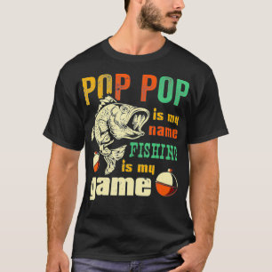 Camiseta Fish Abuelo de Guay de retro pop pop Bass Pescador