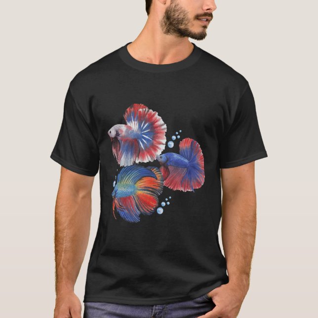 Camiseta Fish Betta Fish Bettas (Anverso)