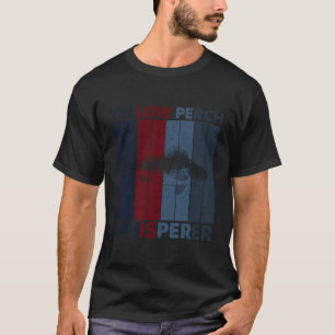 Camiseta Fish Dad Mom Whisperer - Pescado de Perca Amarilla