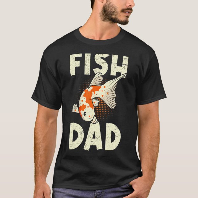 Camiseta Fish Daddy Koi Dad Koi Pond (Anverso)