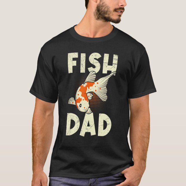 Camiseta Fish Daddy Koi Dad Koi Pond 1 (Anverso)