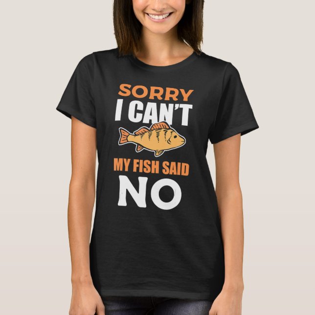Camiseta Fish dijo No Fisher (Anverso)