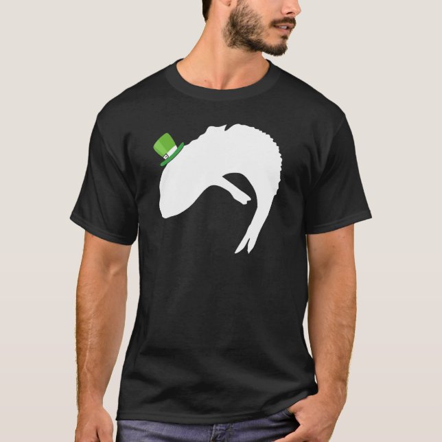 Camiseta Fish Dragon Leprechaun Irish St Patrick Day (Anverso)