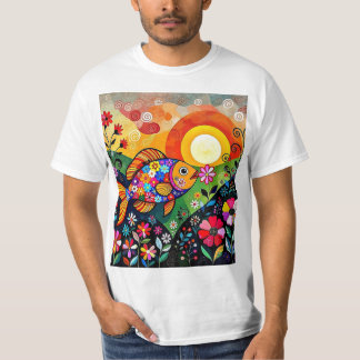 Camiseta Fish eats flower 2