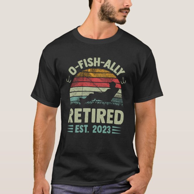 Camiseta Fish Fisherman O Fish Ally Retired 2023 (Anverso)