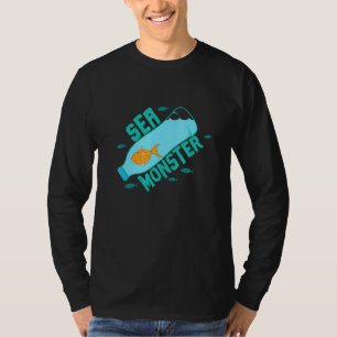Camiseta Fish In Bottle Sea Monster