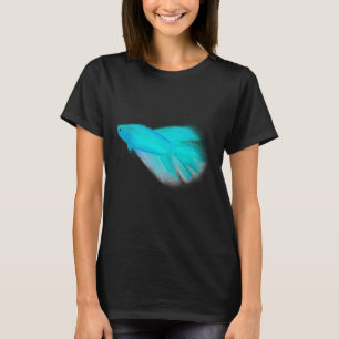 Camiseta Fish Light Neon Blue