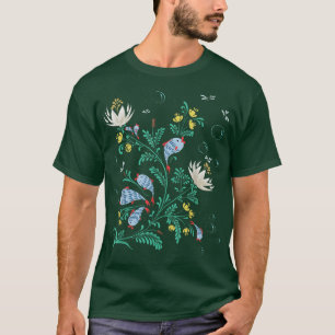 Camiseta Fish Mágico Fundido Pesca Floral Vintage Ucraniano
