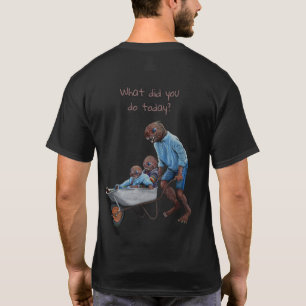 Camiseta Fish Man Autumn Fun Ride Fantasy Art Shirt