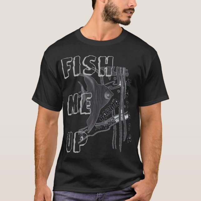 Camiseta Fish Me Up Big fish Little Fish design art (Anverso)