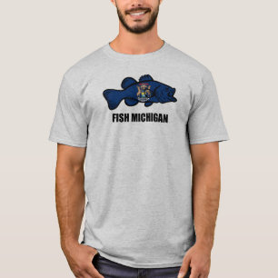 Camiseta Fish Michigan