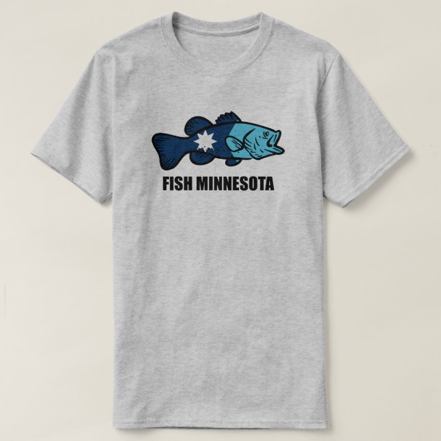 Camiseta Fish Minnesota (Diseño del anverso)