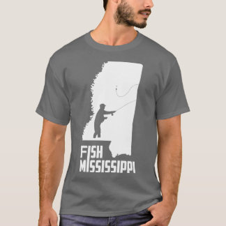 Camiseta Fish Mississippi producto de pesca del orgullo del