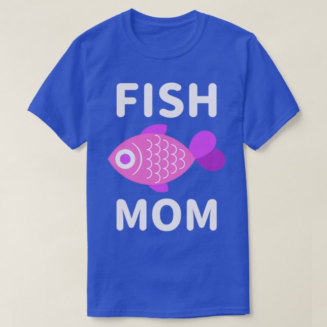 Camiseta Fish Mom 1 (Diseño del anverso)