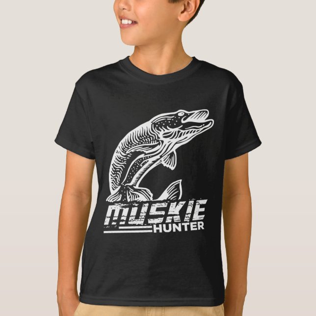 Camiseta Fish Muskie Hunter (Anverso)