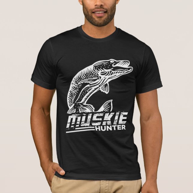 Camiseta Fish Muskie Hunter (Anverso)