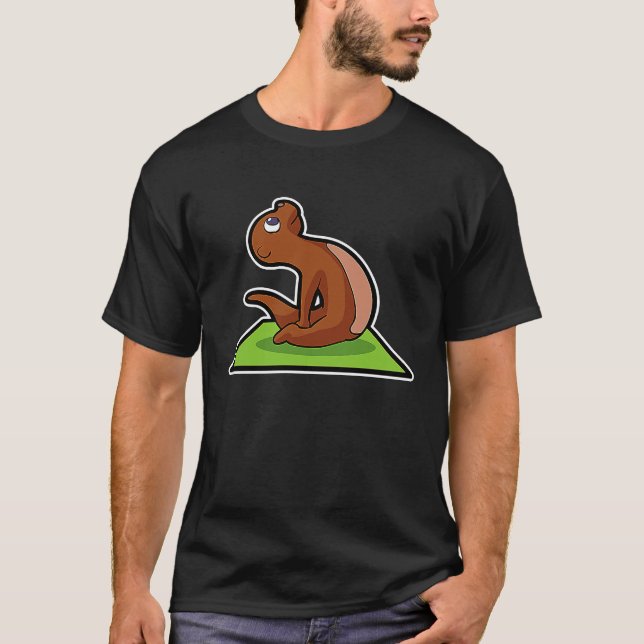 Camiseta Fish Otter Yoga Poses Sport Gymnastics Ohm Heartbe (Anverso)