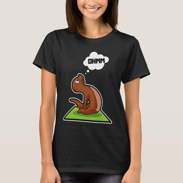 Camiseta Fish Otter Yoga Poses Sport Gymnastics Ohm Heartbe (Anverso)