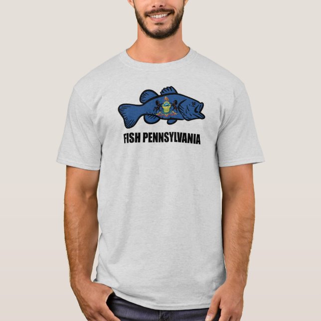Camiseta Fish Pennsylvania Bass (Anverso)
