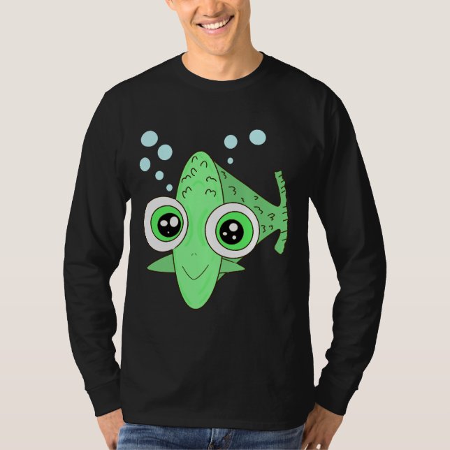 Camiseta Fish Pisces Comic Styles Aquaristik (Anverso)