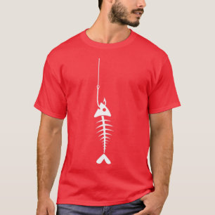 Camiseta Fish skeleton in a fish hook