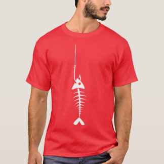 Camiseta Fish skeleton in a fish hook