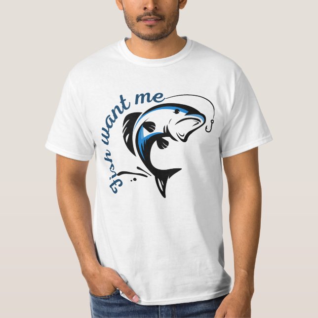 Camiseta Fish Want Me (Anverso)