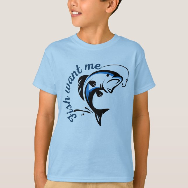 Camiseta Fish Want Me (Anverso)