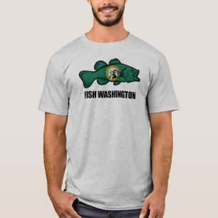 Camiseta Fish Washington State