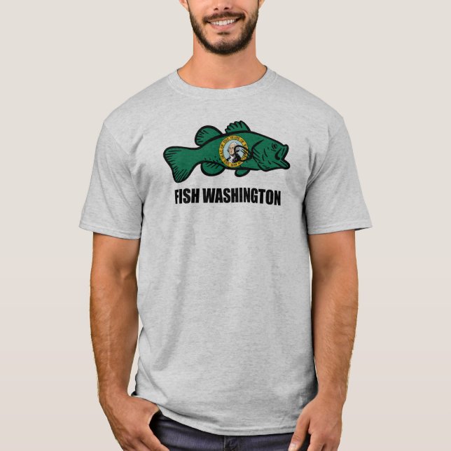 Camiseta Fish Washington State (Anverso)
