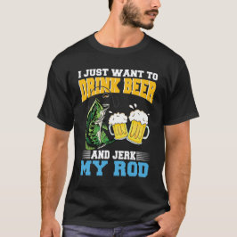 Camiseta Fish y Beer Angler Fisherman Fisher