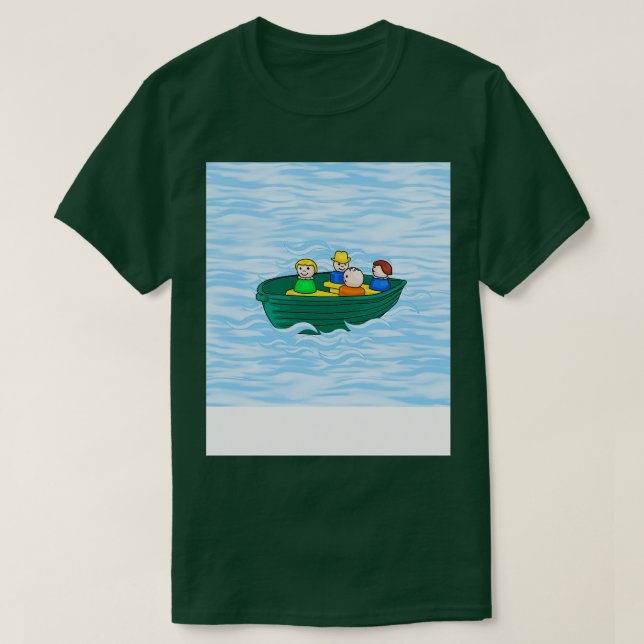 Camiseta Fisher Price Little People Canoe Fun (Diseño del anverso)