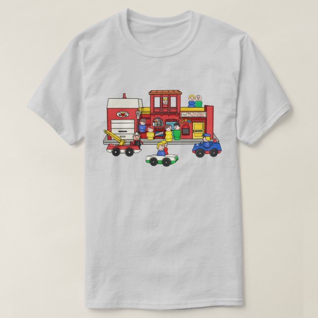 Camiseta Fisher Price Little People Main Street (Diseño del anverso)