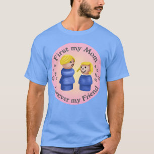 Camiseta Fisher Price Little People mamá amigos retro
