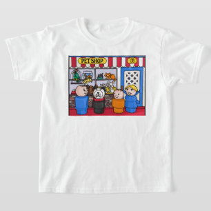 Camiseta Fisher Price Little People Mascota Shop Boy