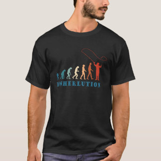Camiseta Fisherlution Pescador Evolución Ninfas Mosca Fis