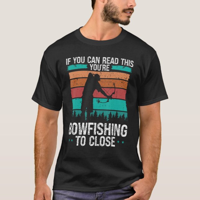 Camiseta Fisherman Bowfisha cerró Bow Hunter Bowfishe (Anverso)